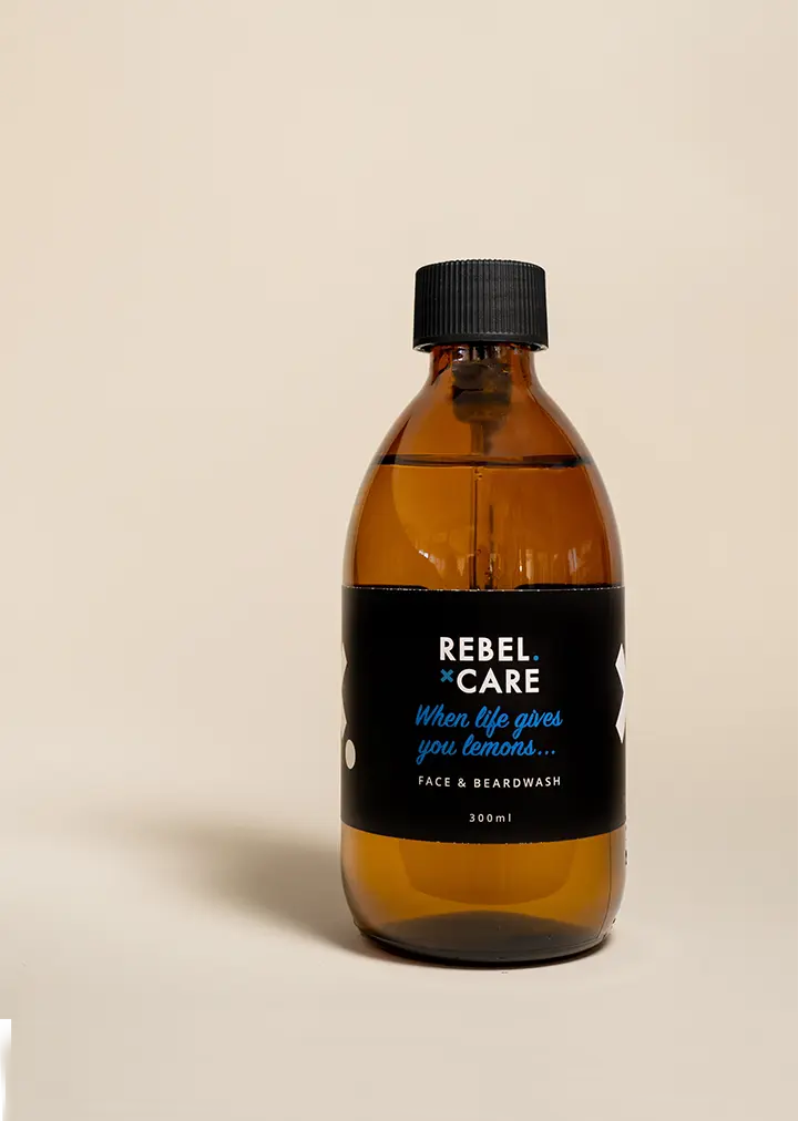 Rebel care When life gives you lemons face and beard wash refill