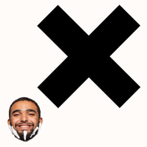 Guy with beardwash and Rebel Care